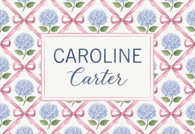Caroline name print